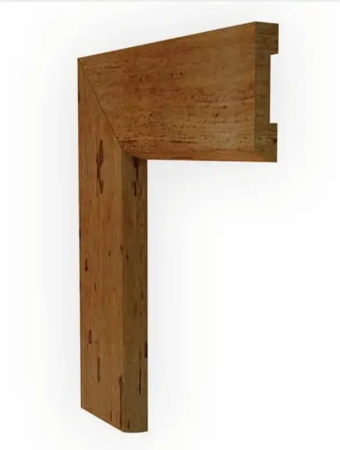 Guarnição de porta de madeira 5cm